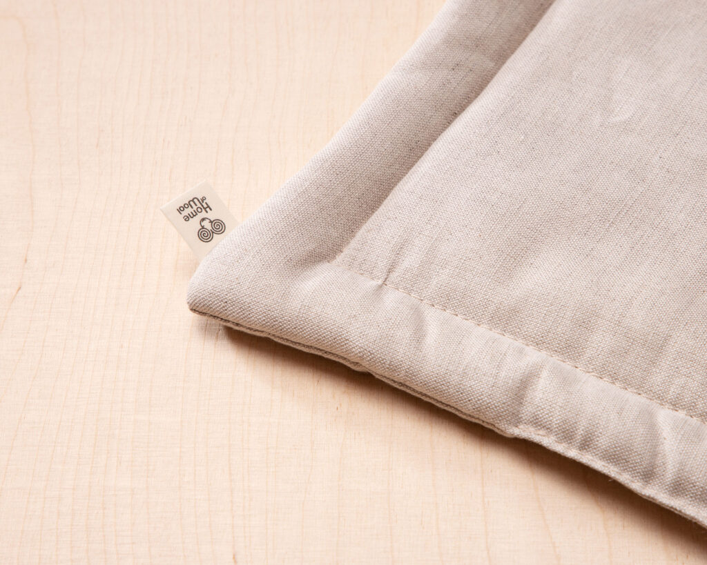 wool duvet insert sample