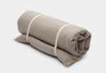 wool sleeping bag rolled up