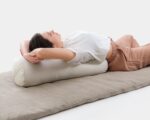 Wool yoga bolster