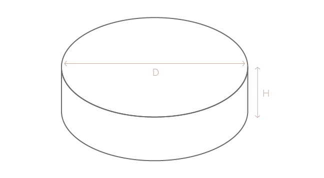 round table size dimensions