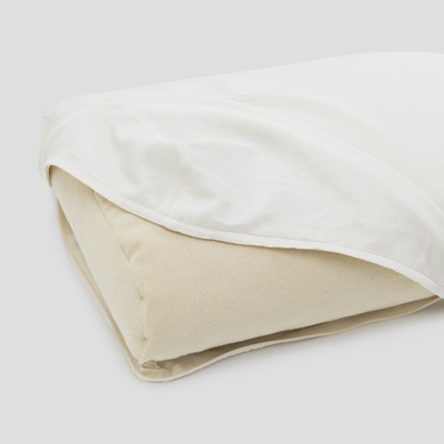 silk pillow flat sides