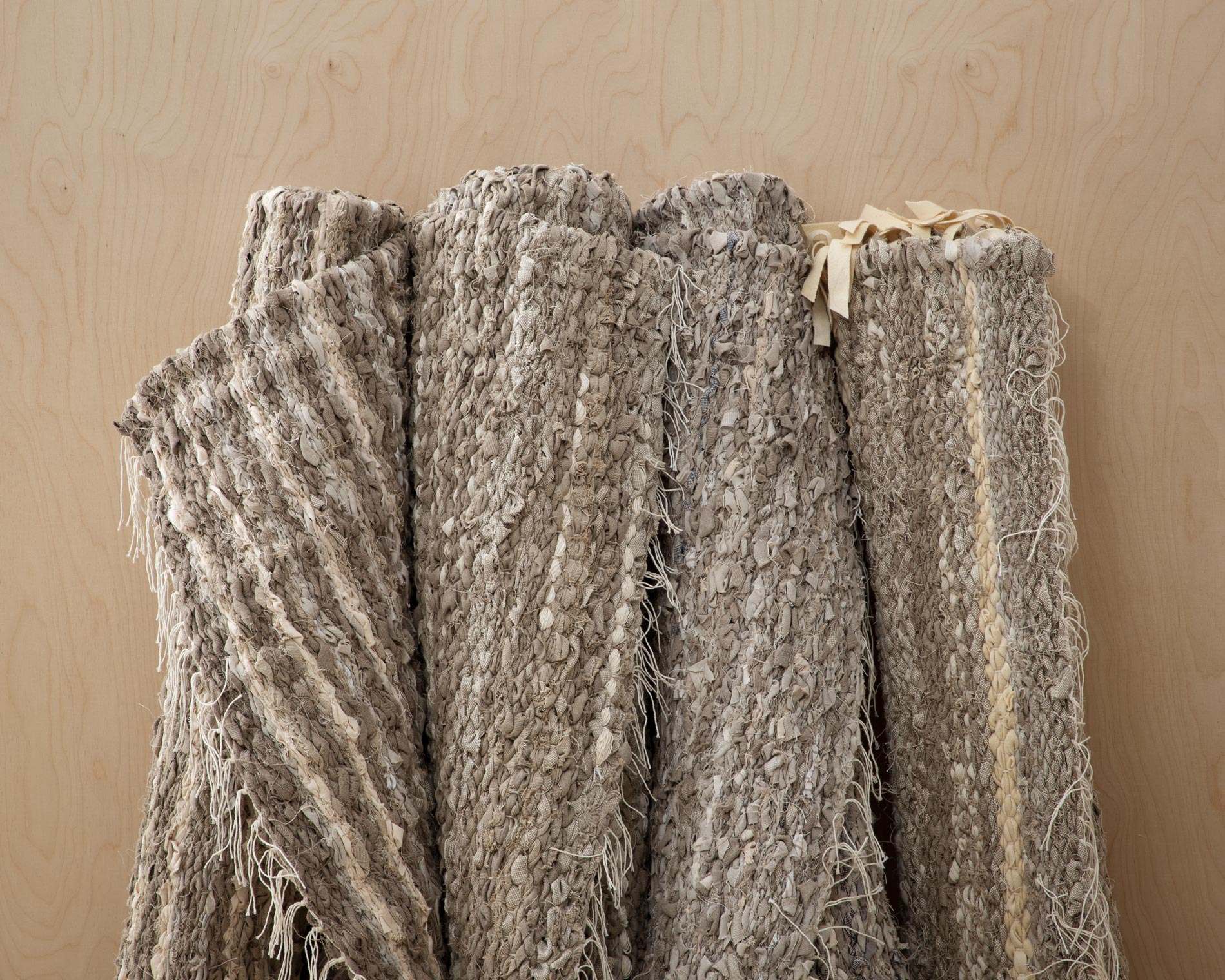 Linen Area Rug – Handwoven, Zero Waste | Home of Wool