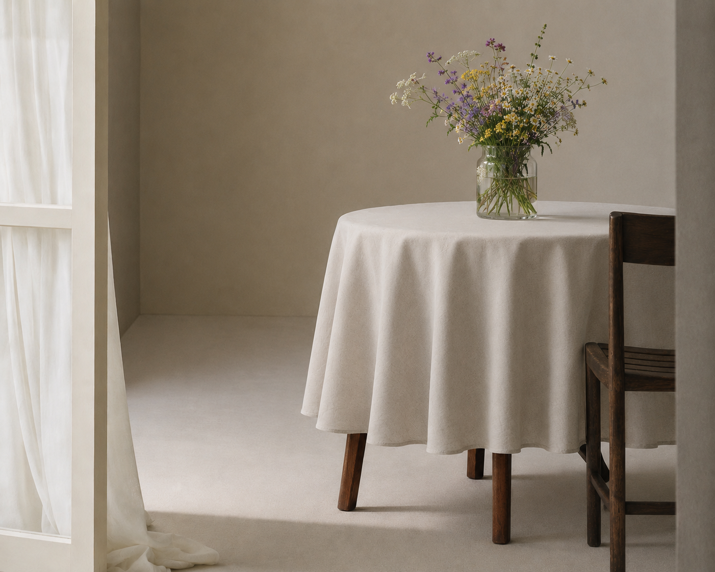 Linen Cotton Tablecloth | OEKO-TEX Table Linen